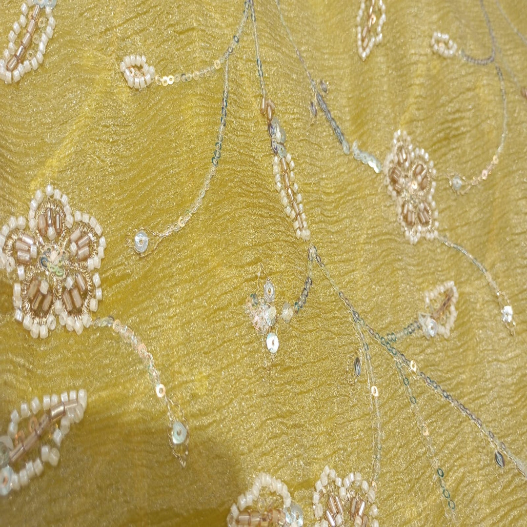 Mustard Yellow Tissue Crush