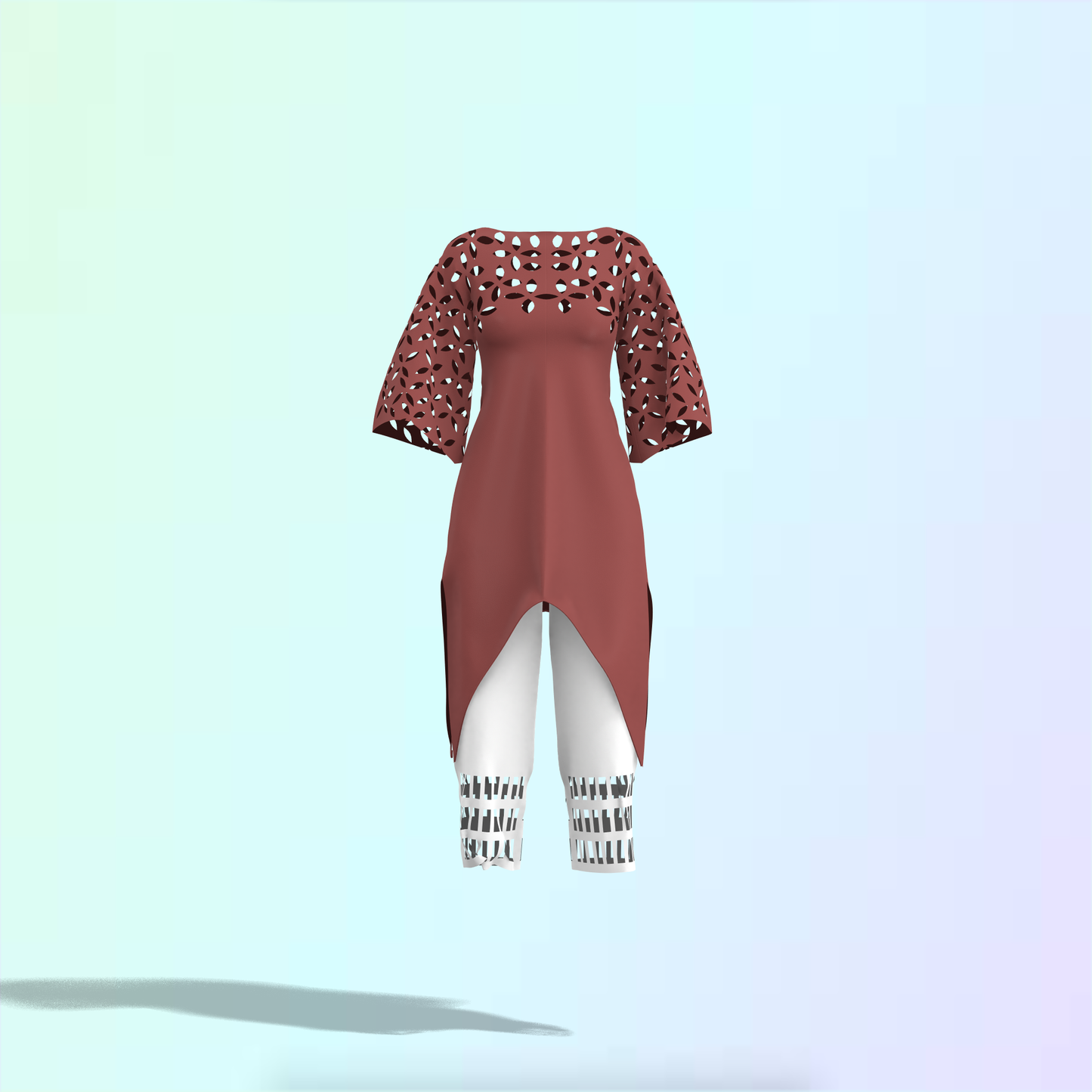 Chic Cuts Asymmetric Customized Salwar Kameez - CST003 (Stitching Service)