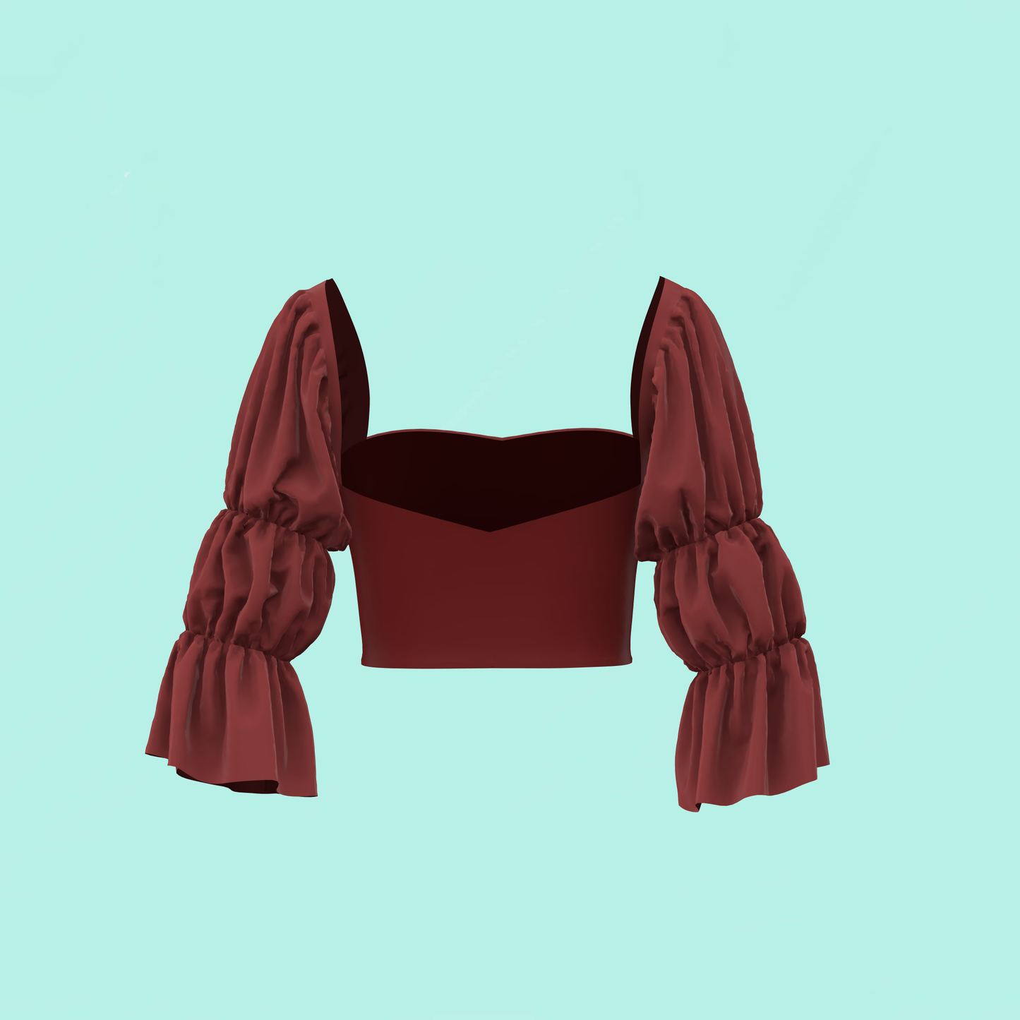 Bold Bell Sleeve Customized Blouse - CBLS032 (Stitching Service)