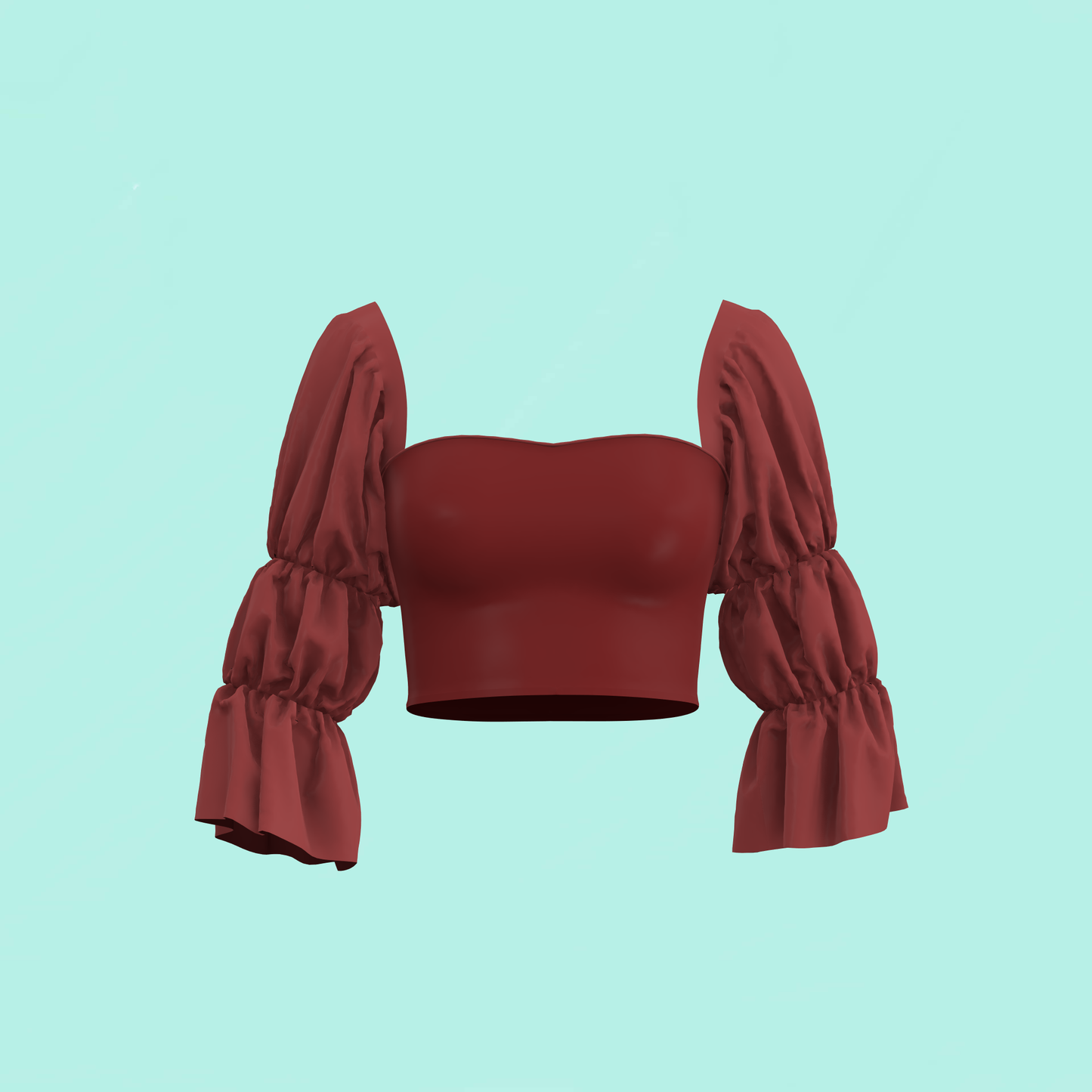 Bold Bell Sleeve Customized Blouse - CBLS032 (Stitching Service)