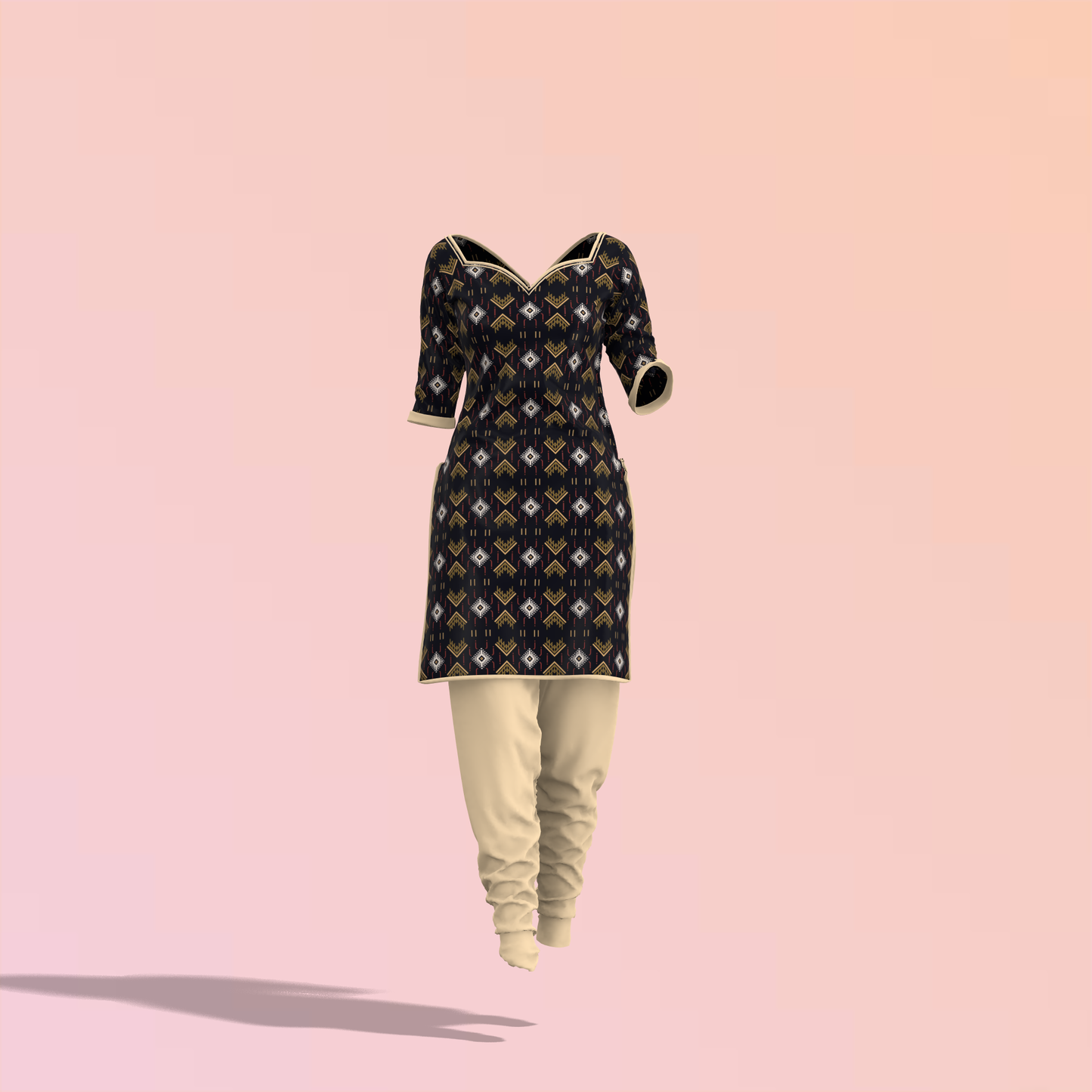 Gathering Charms Customized Salwar Kameez - CST007 (Stitching Service)