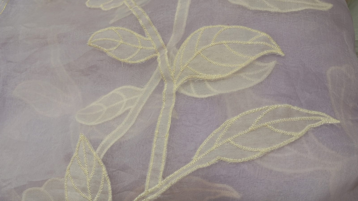 Lavender White Tissue Patchwork