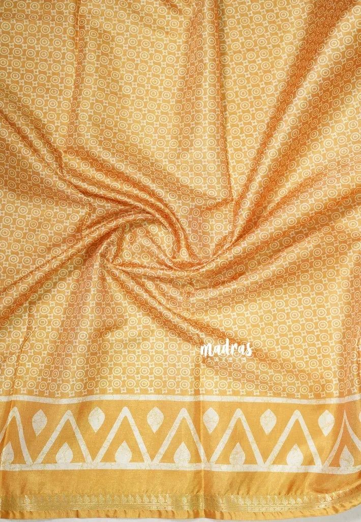 Design 6 Mustard Glow - Ananya - Soft Mangalore Silk cotton Saree with Tiny Zari Border - Best for Office Wear