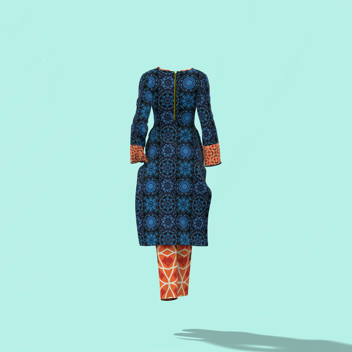 Patched Glam Duo Customized Salwar - CST006 ( Stitching Service)
