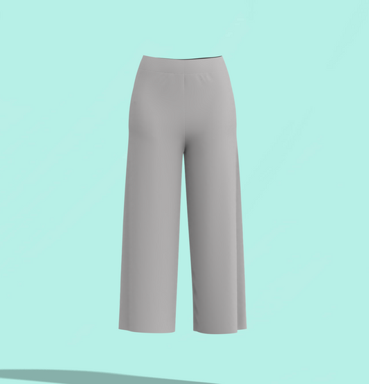 Casual Cool Plain Straightcut Customised Palazzo Pants - CPS006 (Stitching Service)