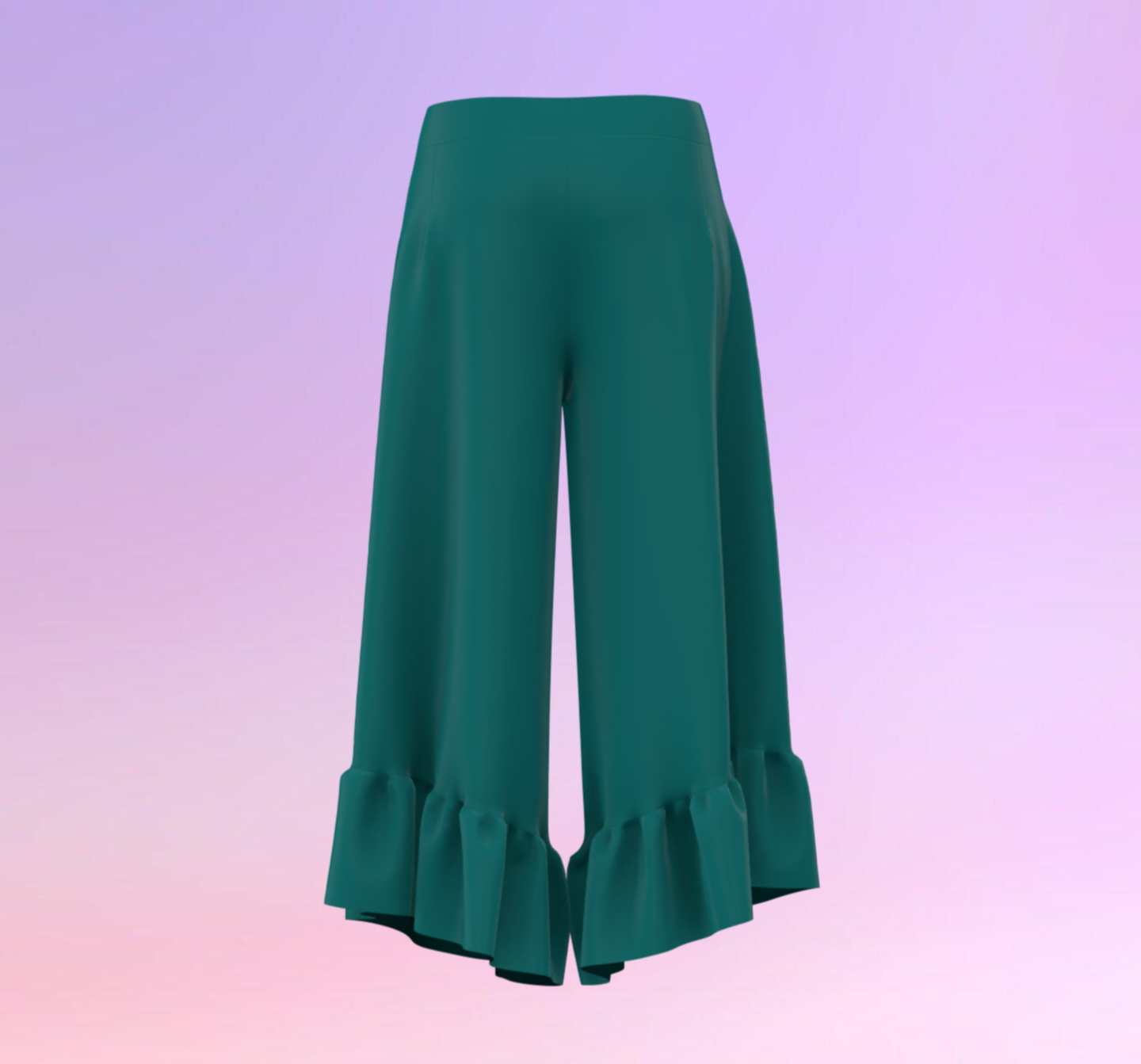 Ruffle Charm Customised Palazzo Pants - CPS013 (Stitching Service)