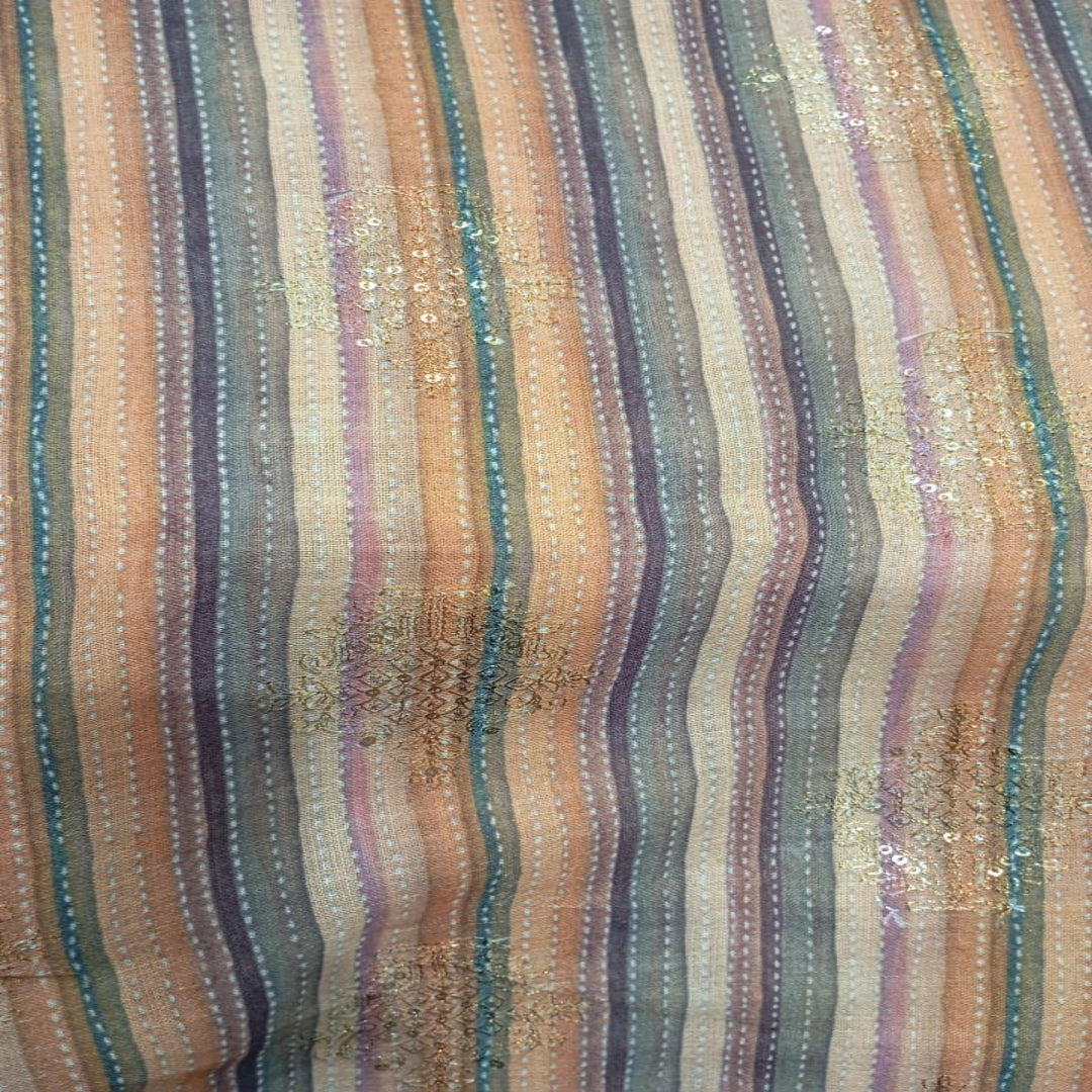 semi linen cotton multi colour