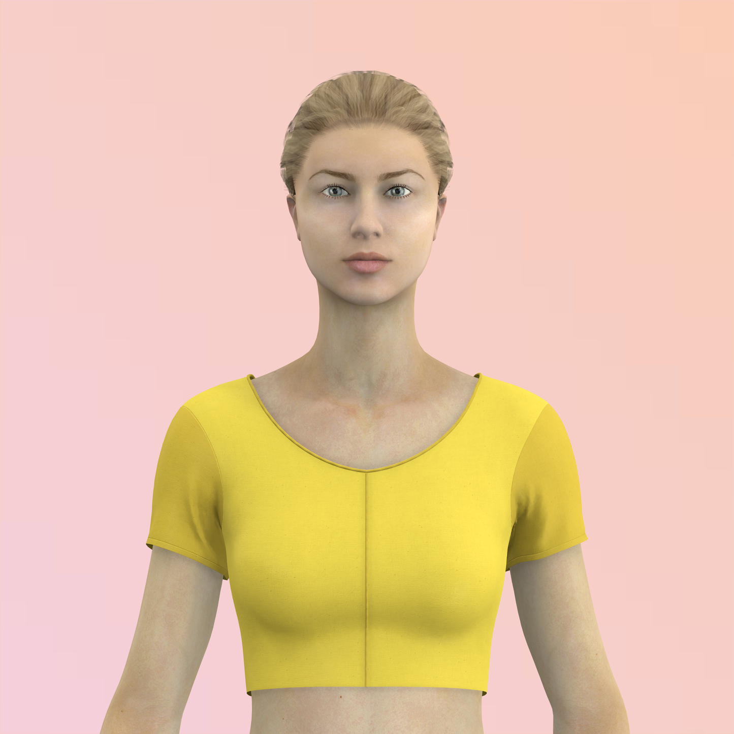 Chic Keyhole Affair Customized Blouse - CBLS021 (Sitching Service)