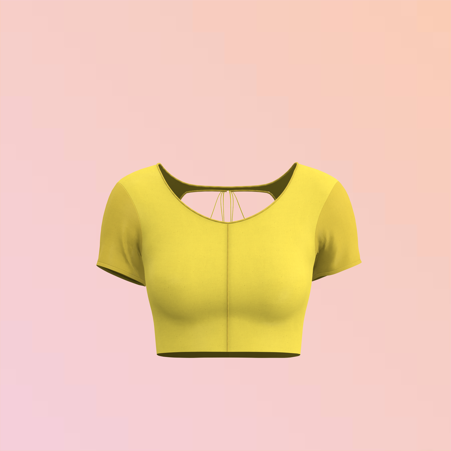 Chic Keyhole Affair Customized Blouse - CBLS021 (Sitching Service)