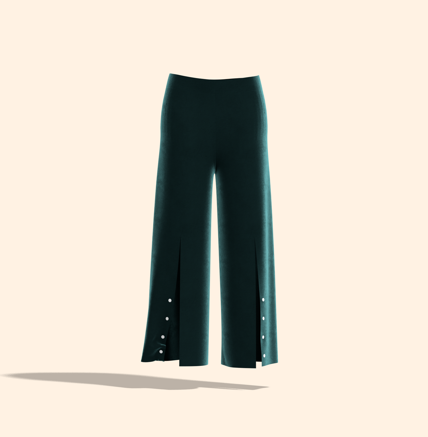 Catwalk Confidence Slit Flared Customised Palazzo Pants - CPS005 (Stitching Service)