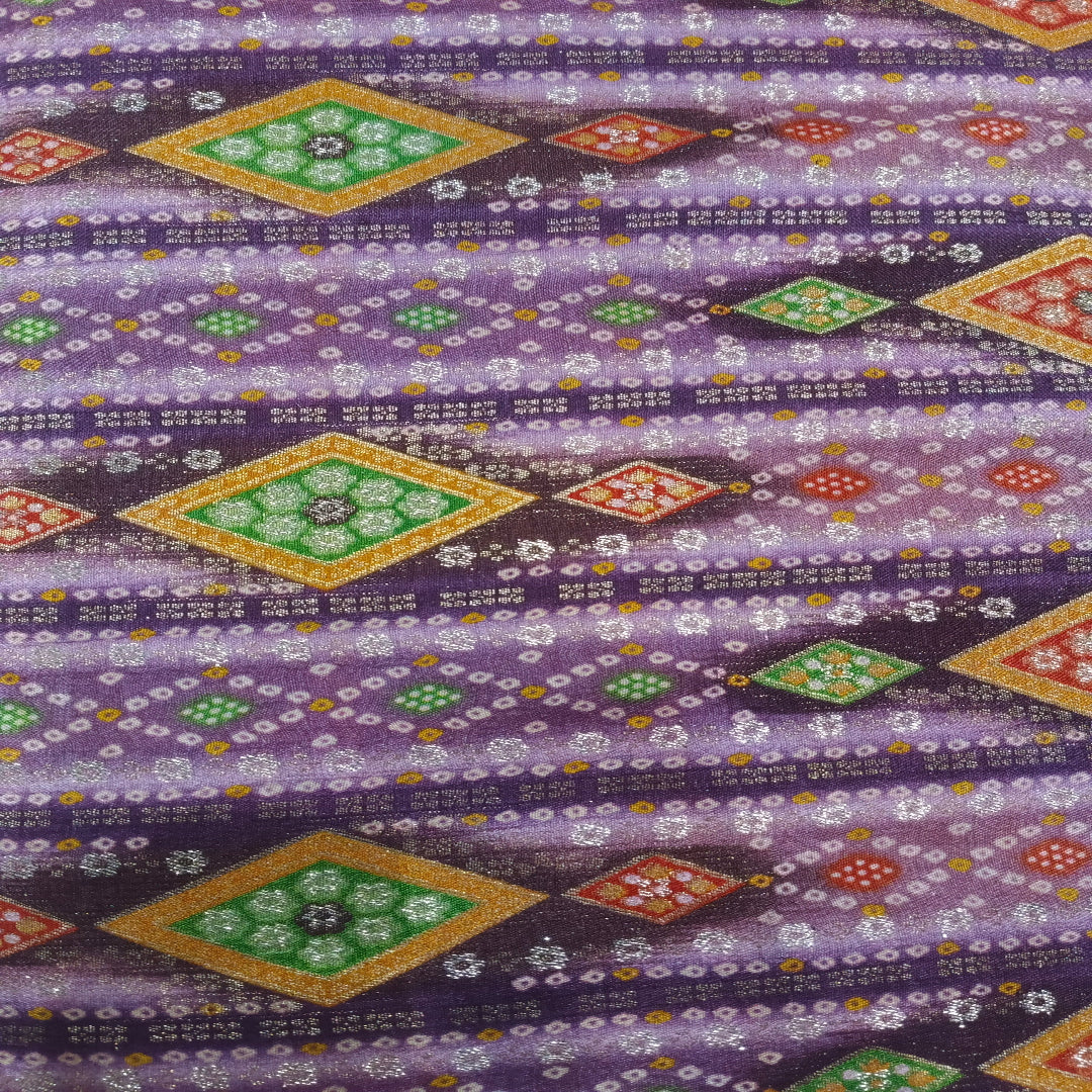 purple soft tussar