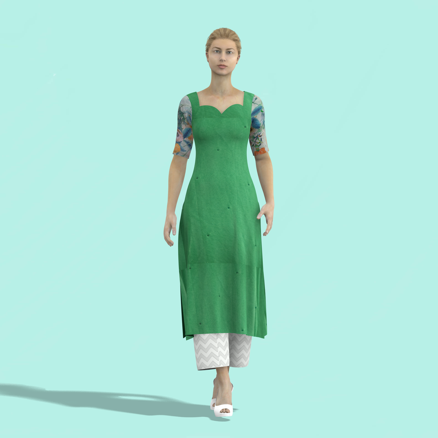 Customised Women's Kurta_CWKU001
