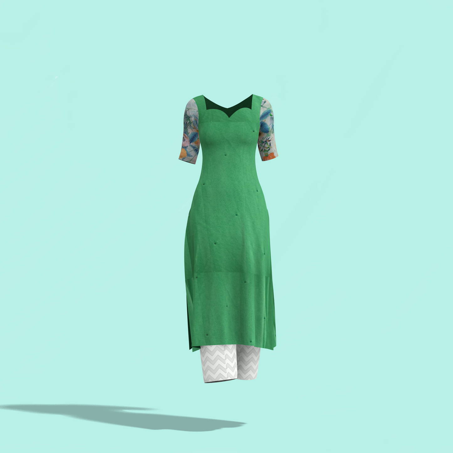 Customised Women's Kurta_CWKU001