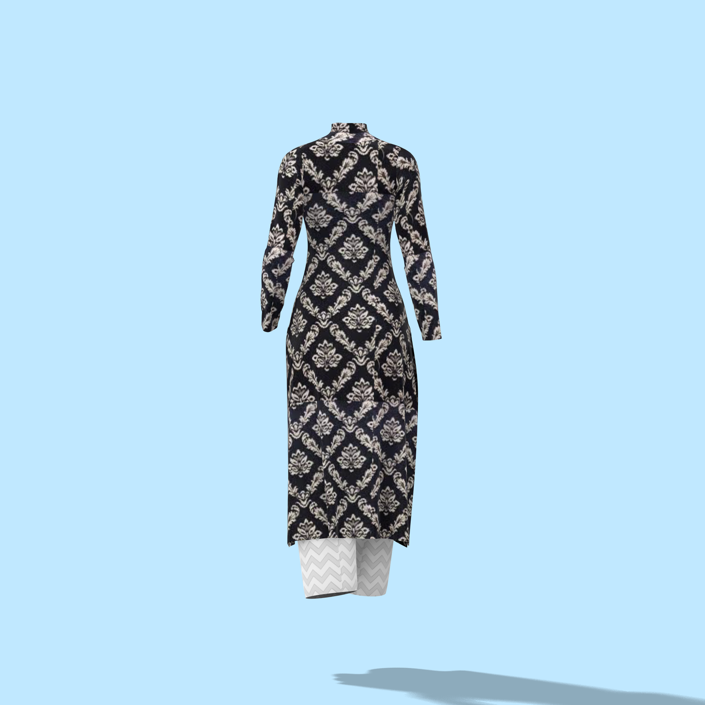 Chic and Elegant Customized Salwar Kameez - CST042 (Stitching Service)