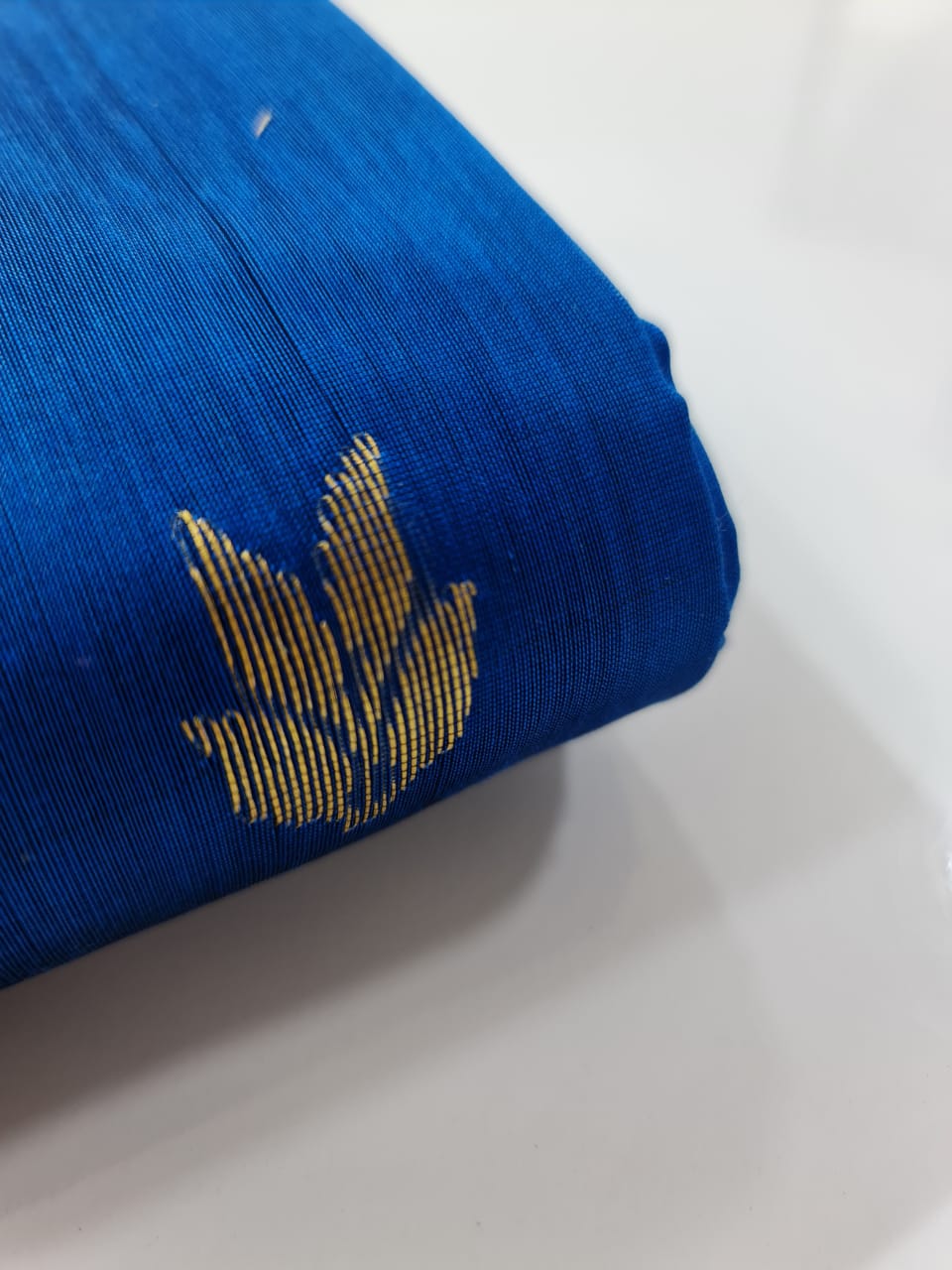 Chanderi Cotton Silk Saree Ink Blue CSS-001
