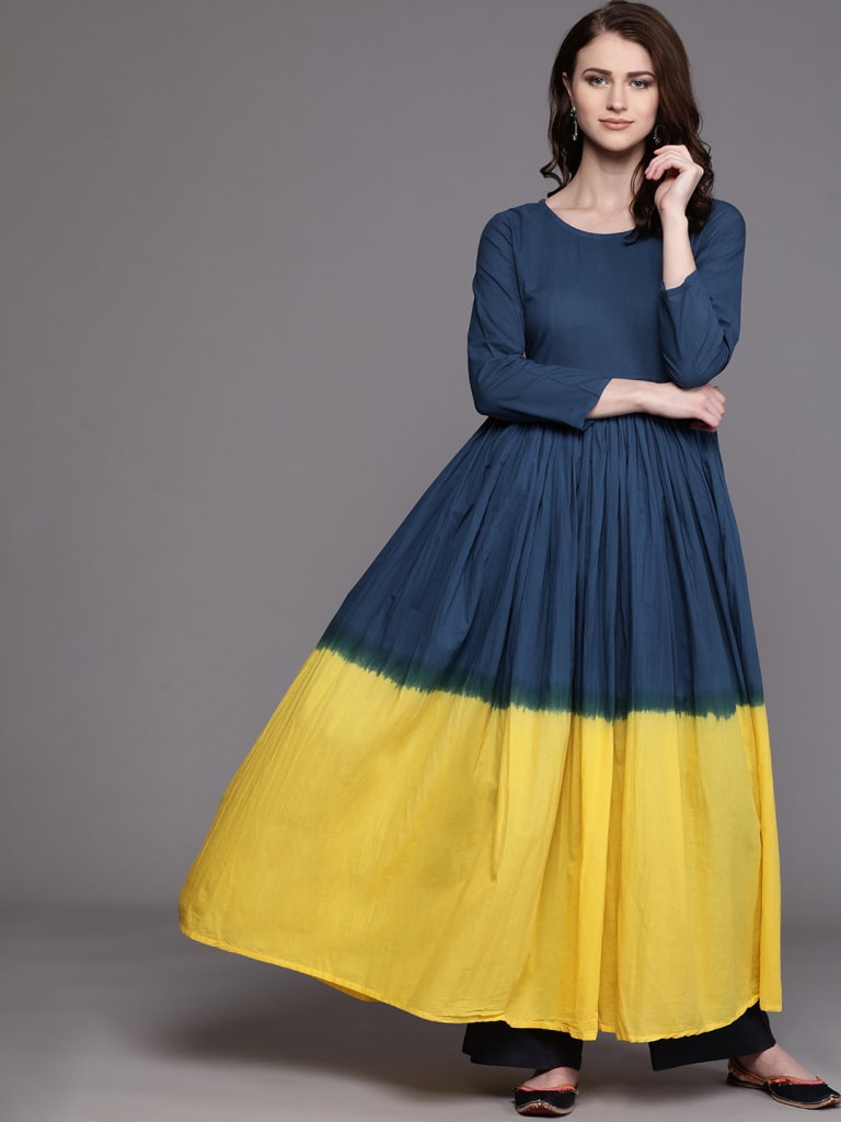 Anarkali Gown Long Frock Umbrella Cut Umbrella Dress Flipkart Long