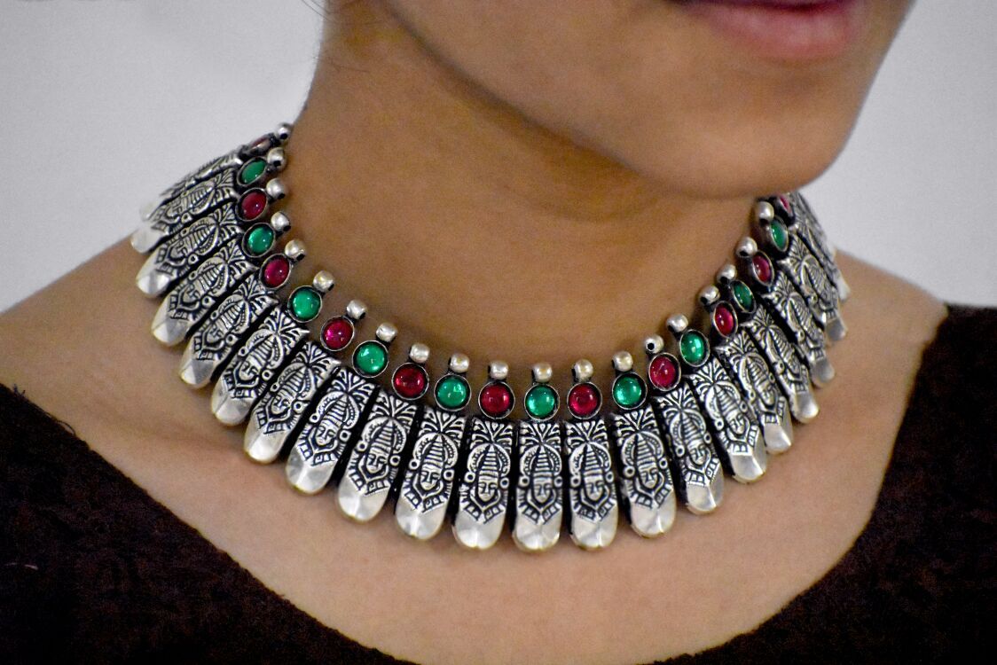 Antique Choker Necklace-ACN021