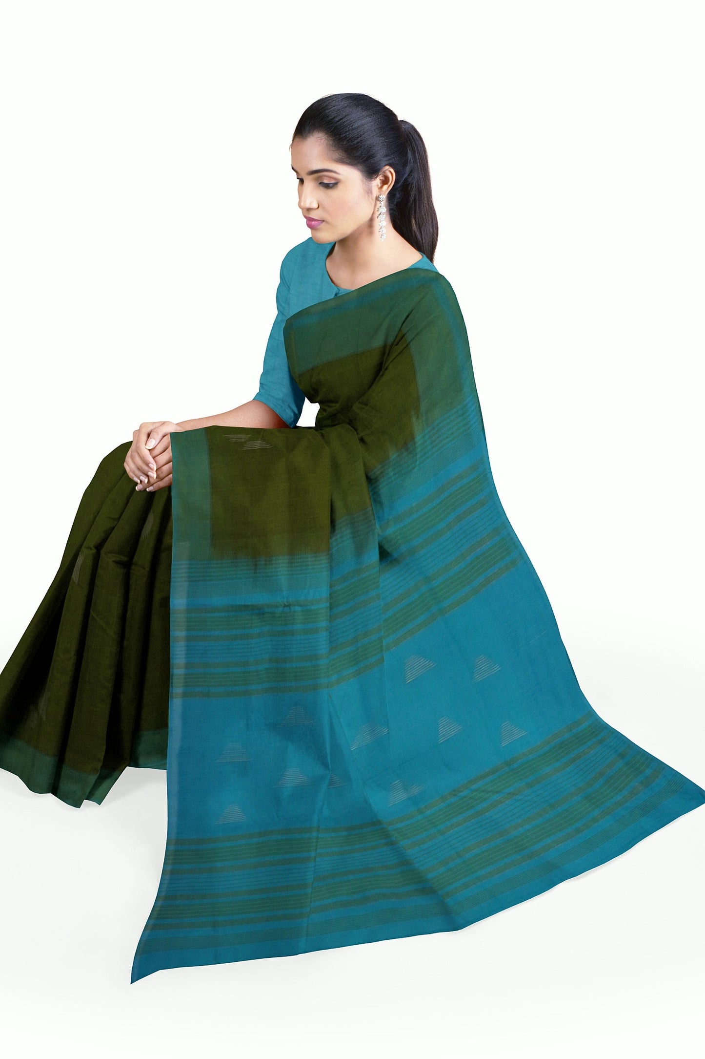 Banana Cotton Handloom Saree - BCS003