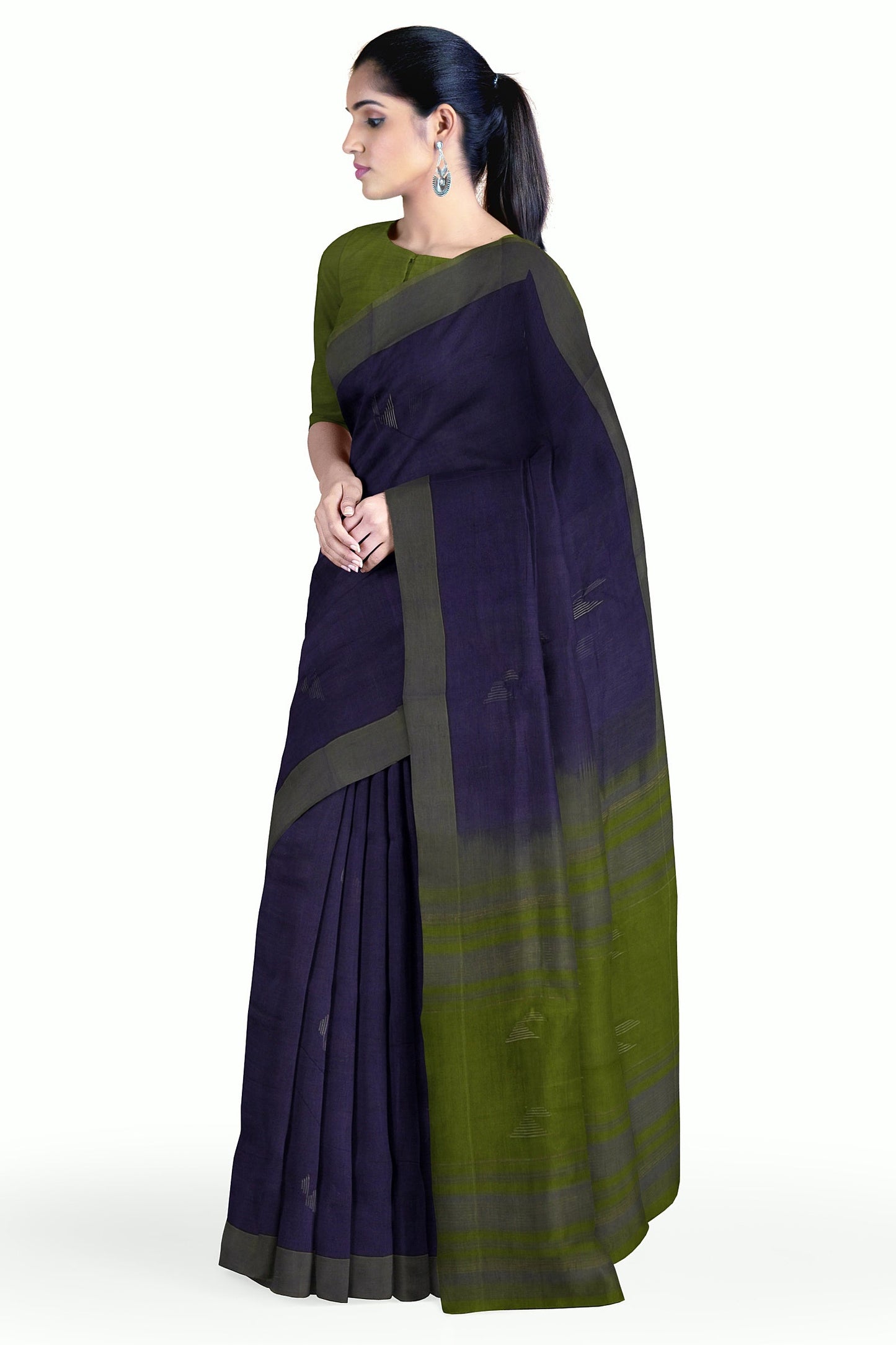 Banana Cotton Handloom Saree - BCS004