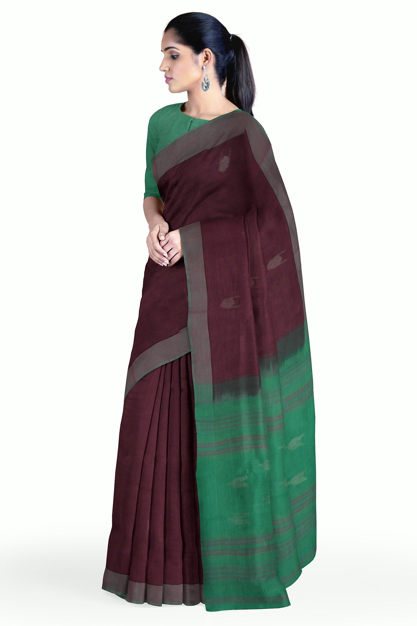 Banana Cotton Handloom Saree - BCS005