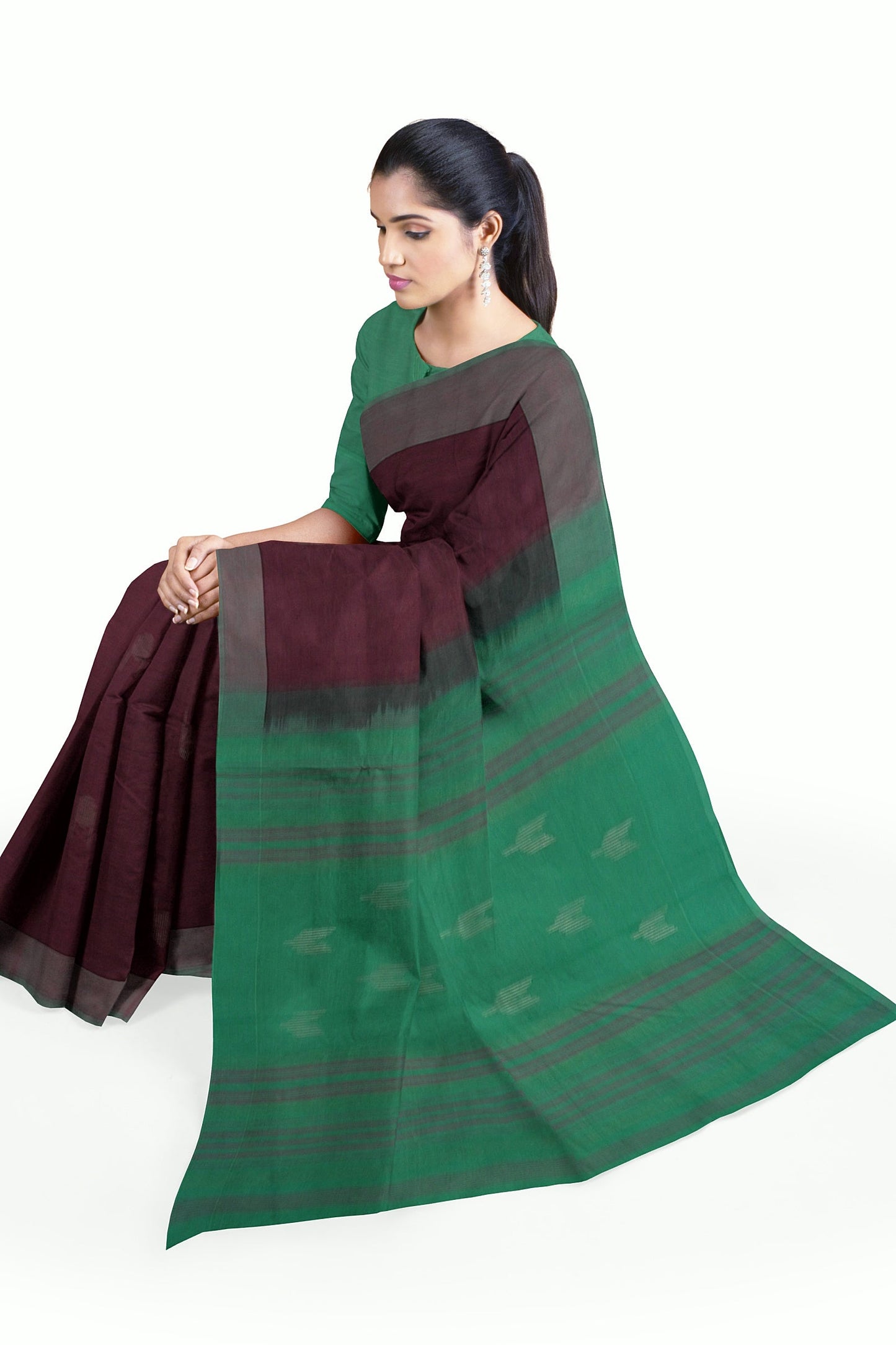 Banana Cotton Handloom Saree - BCS005