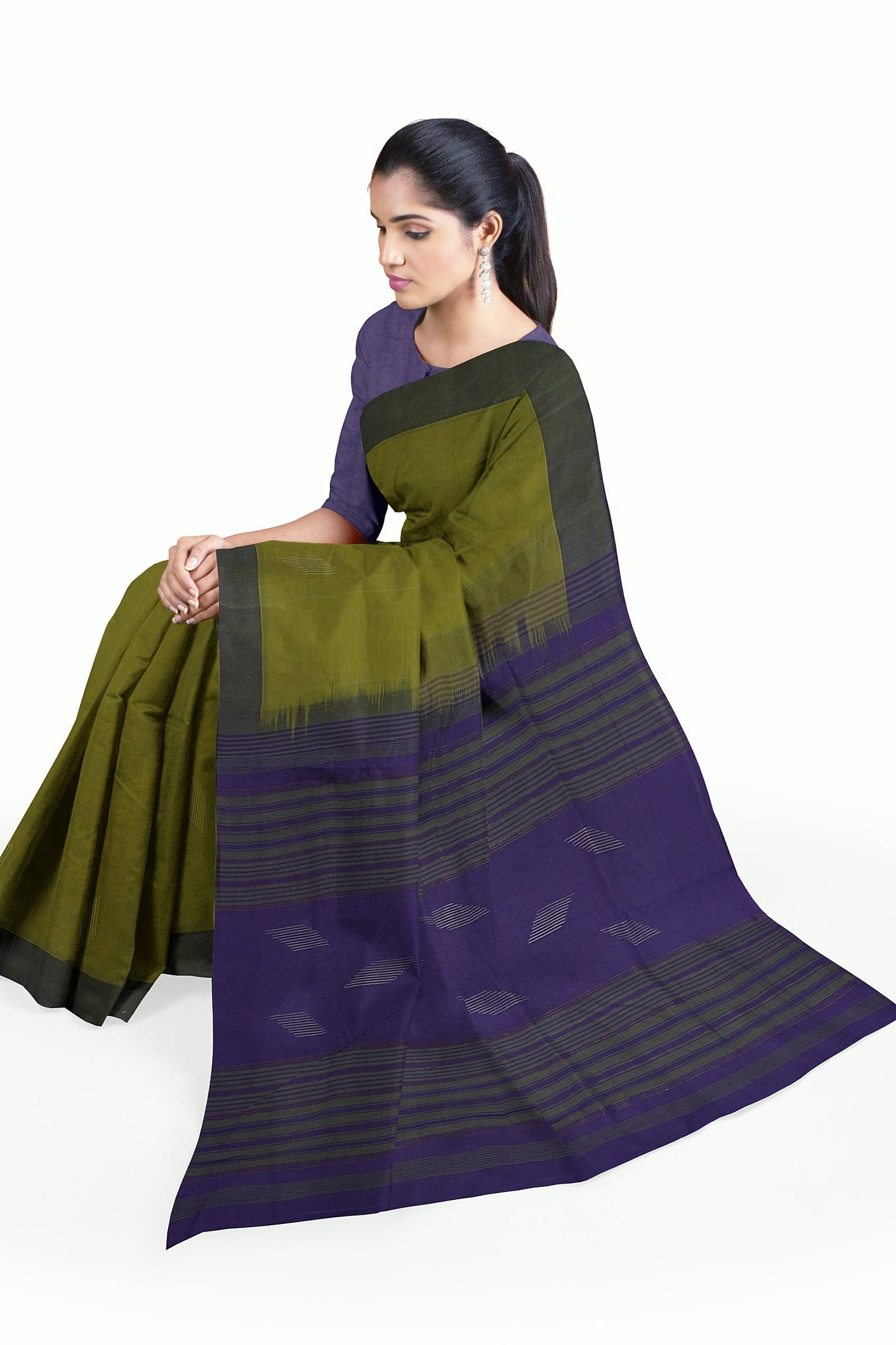 Banana Cotton Handloom Saree - BCS006