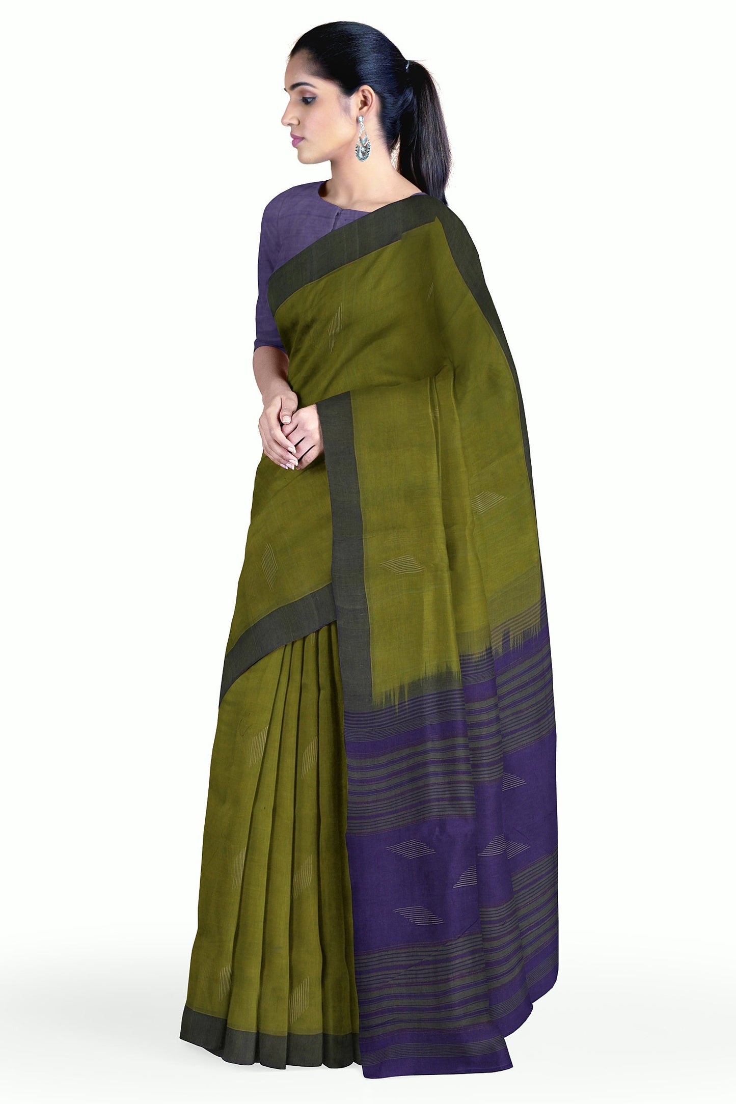 Banana Cotton Handloom Saree - BCS006