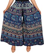 Jaipuri Printed Cotton Palazzo Pant (Free Size)