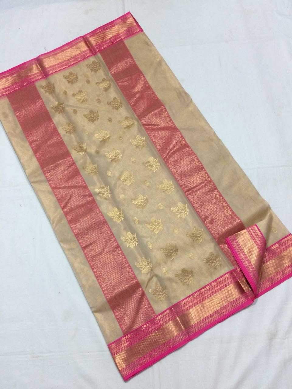 Chanderi Silk Saree- CSH014
