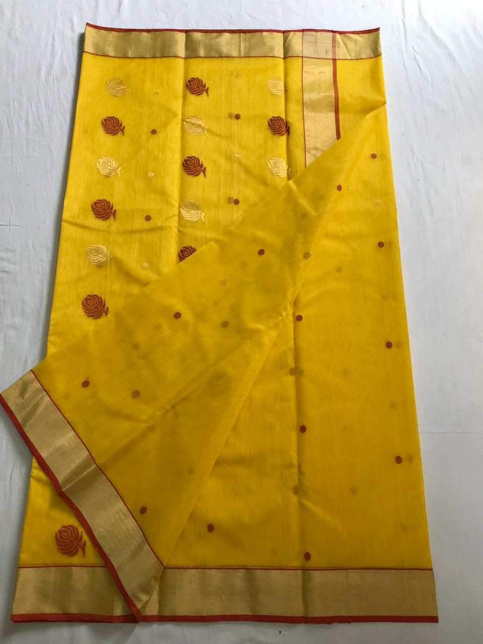 Chanderi Silk Saree- CSH023