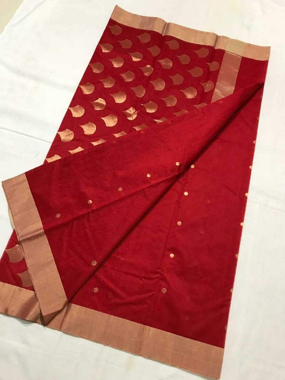 Chanderi Silk Saree- CSH027