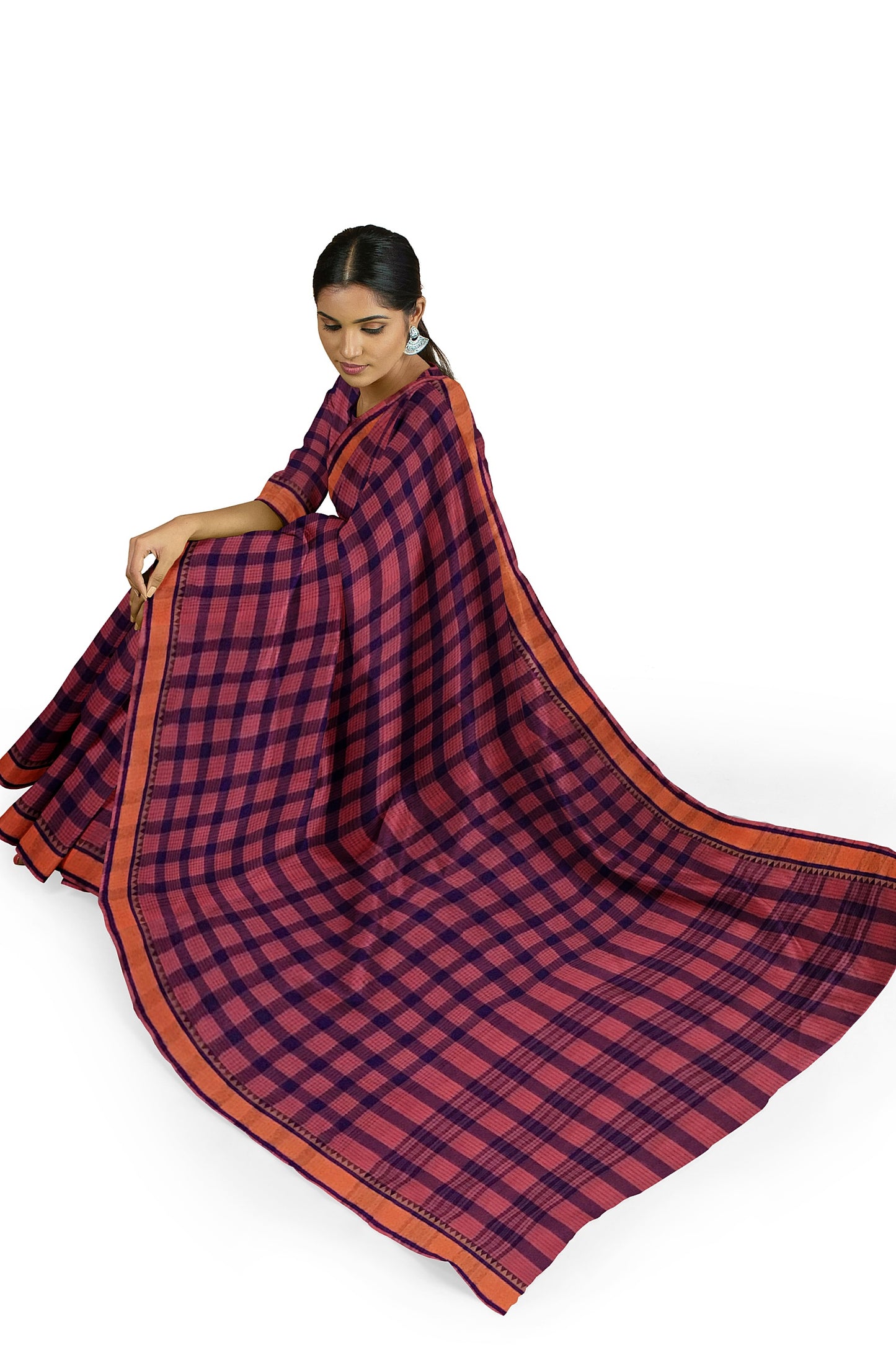 Chettinad Handloom Cotton Saree - CHCS003