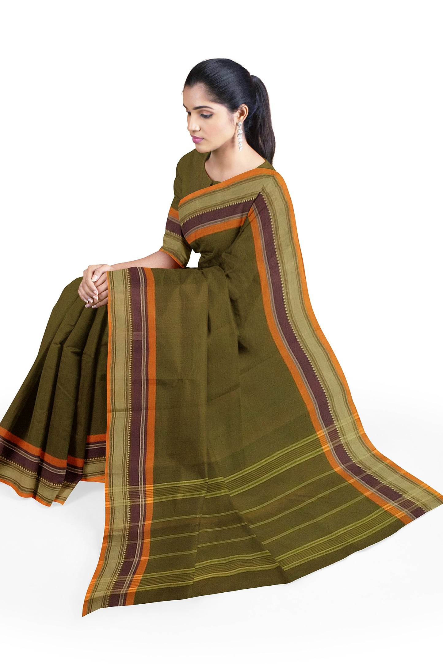 Chettinad Handloom Cotton Saree - CHCS030