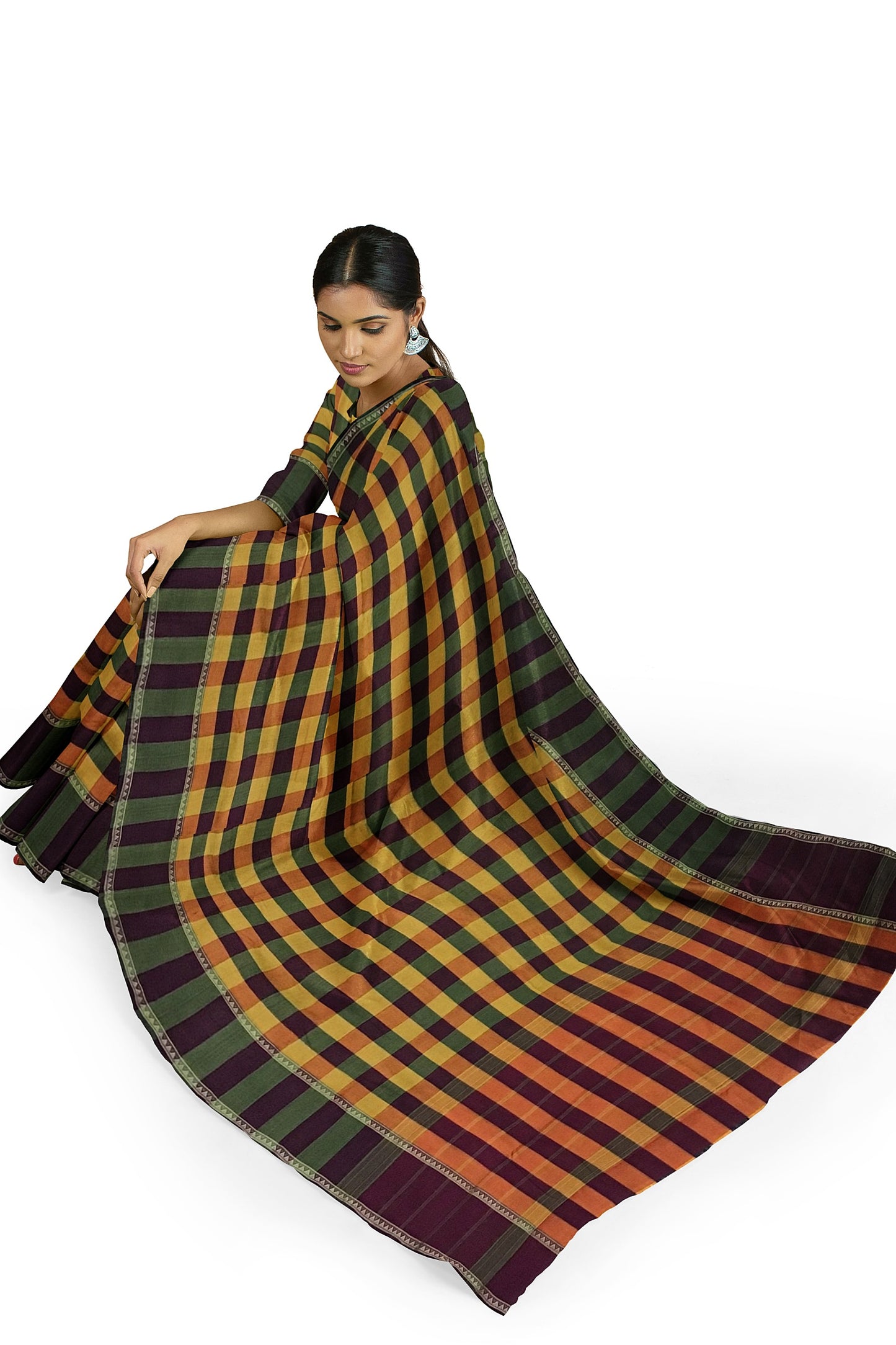 Chettinad Handloom Cotton Saree