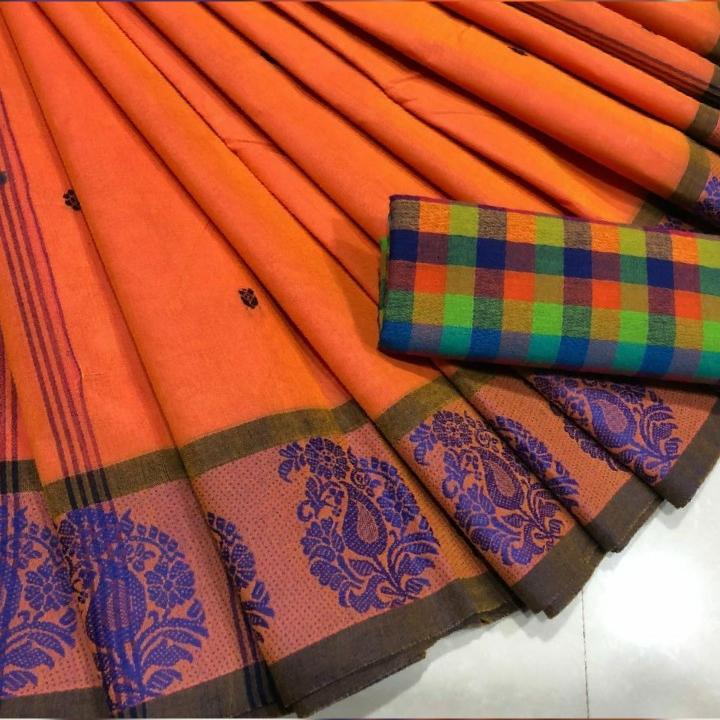 Chettinad Cotton Saree-CSH008