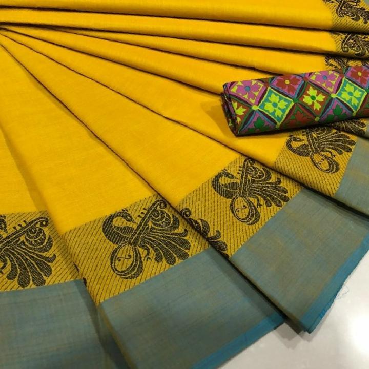 Chettinad Cotton Saree-CSH014