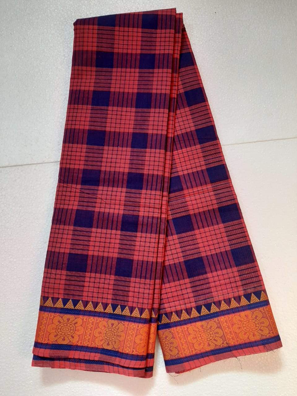 Chettinad Handloom Cotton Saree - CHCS003