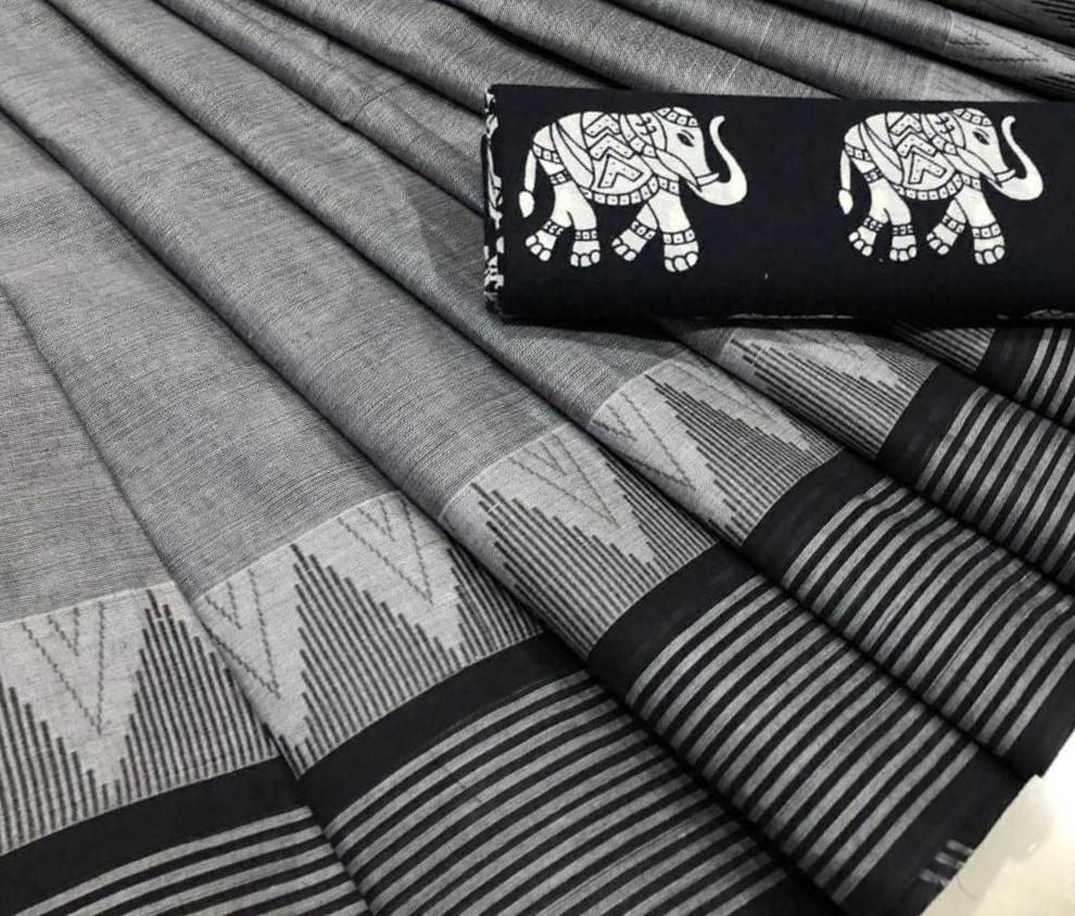 Chettinad Saree with Temple Border- CS100