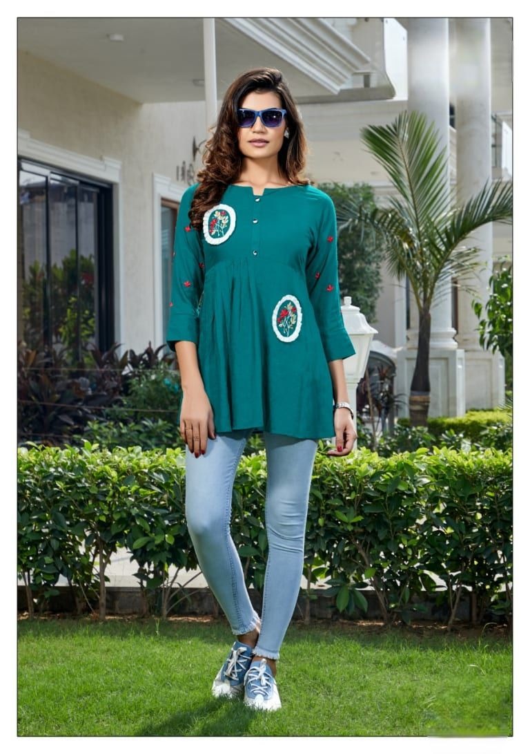 Fabfirki Rayon Womens Kurti_FRK001