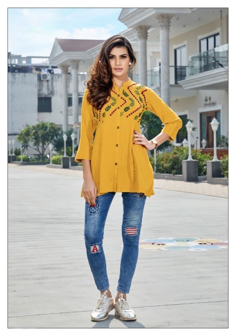 Fabfirki Rayon Womens Kurti_FRK004