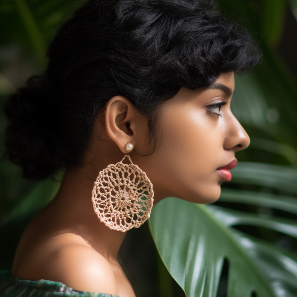 Crochet Charisma: Handcrafted Crochet Earrings