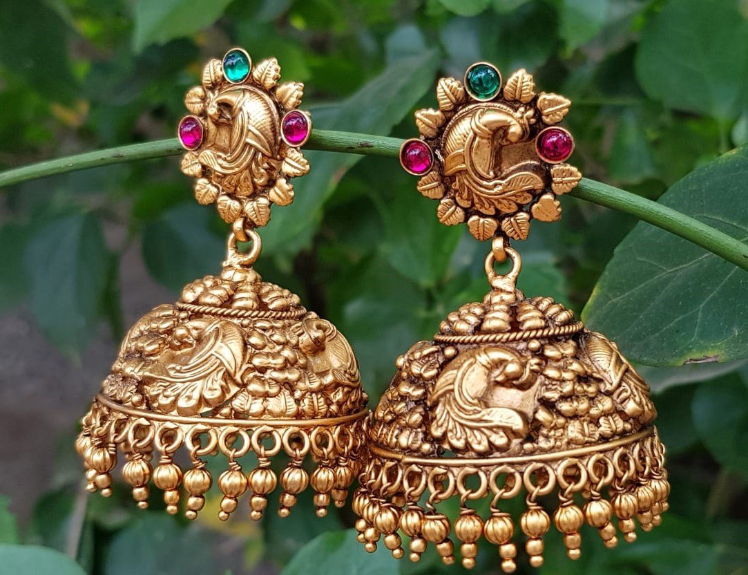 Gold Coloured Oxidized Metal Antique Jewellery- GAJ002
