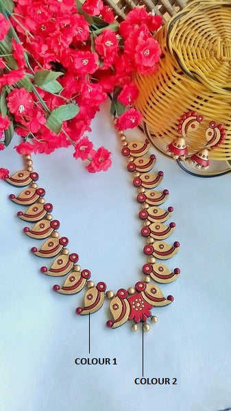 Grand Mango Terracotta Jewellery set