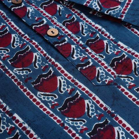 Men's Kurta Cobalt Blue