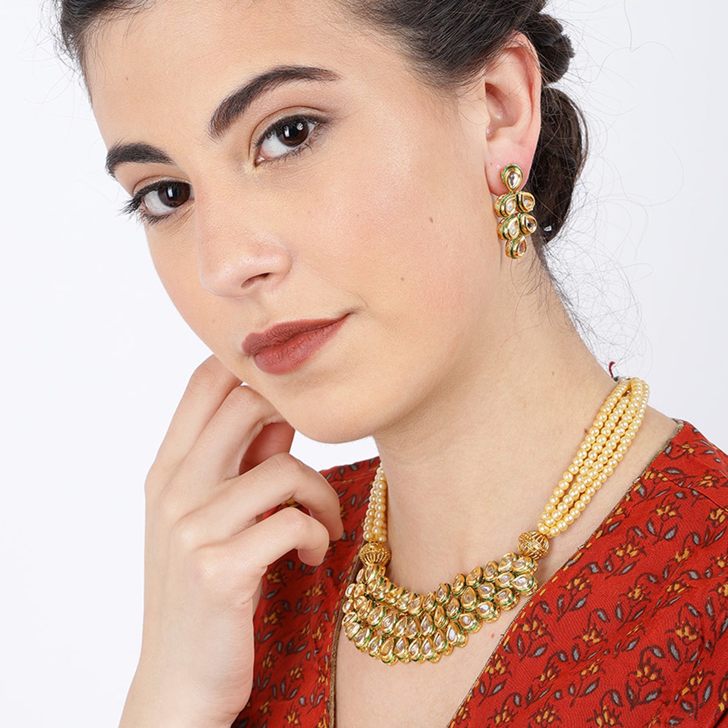 Kundan Necklace Set