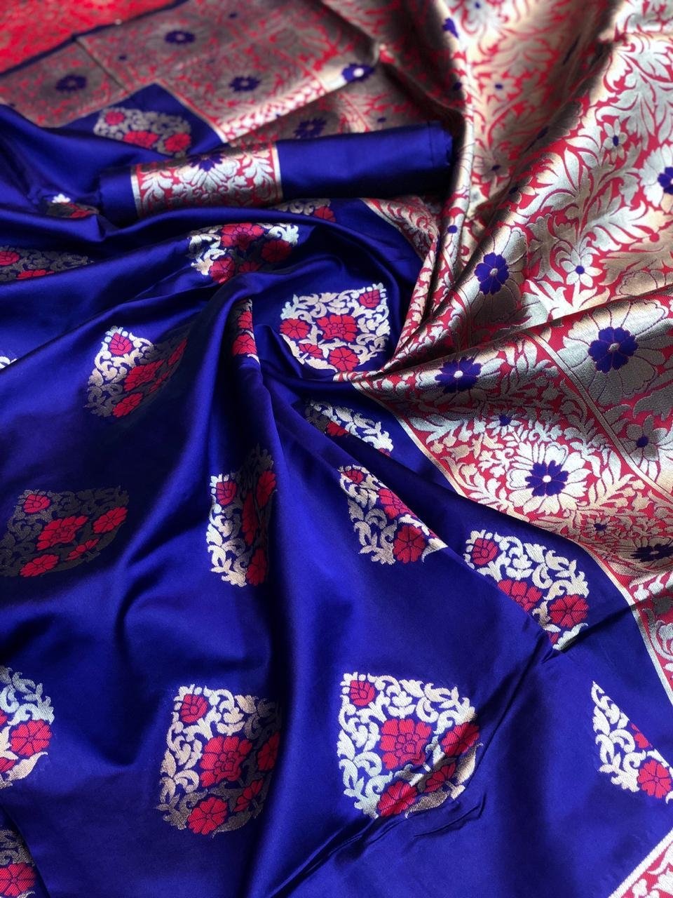 Katan Silk Saree-KSS107