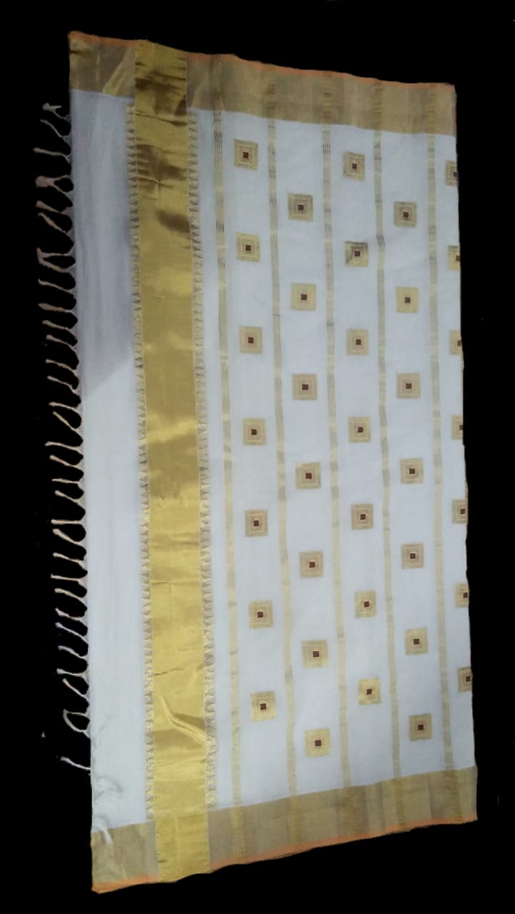 Kerala Kasavu Saree_KCS015