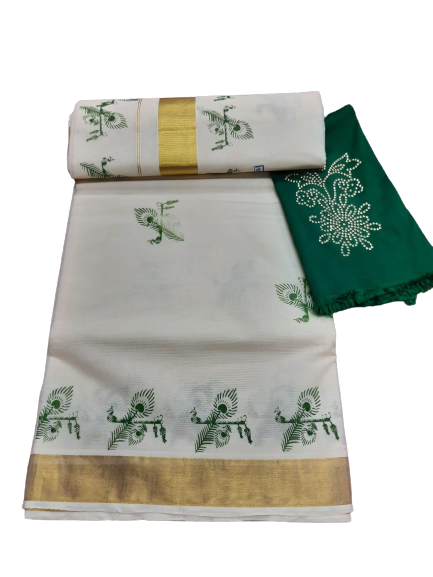 Kerala Kasavu Saree_KCS037
