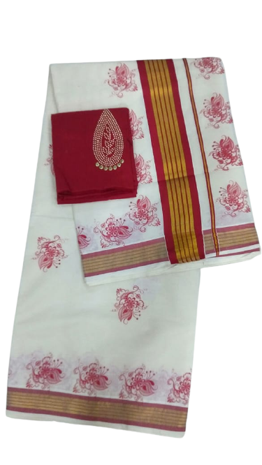 Kerala Kasavu Saree_KCS021