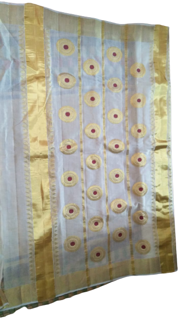 Kerala Kasavu Saree_KCS014